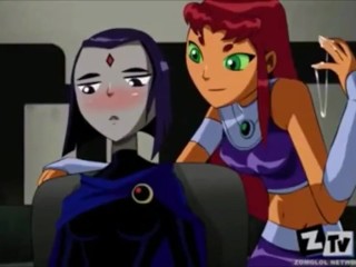 Teen Titans Starfire and Raven Porn
